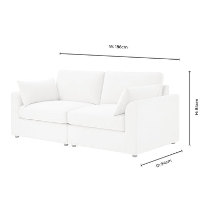 DUS-CC2-04127 Grade-B Dusk Miami LHA unit in Chenille Oatmeal RRP £150.00