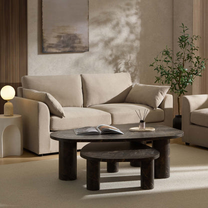 DUS-CC2-04127 Grade-B Dusk Miami LHA unit in Chenille Oatmeal RRP £150.00