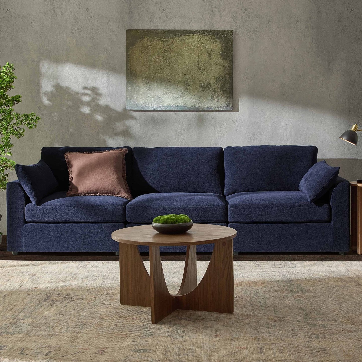DUS-CC2-03918 Grade-B Dusk Miami Middle Unit in Chenille Navy RRP £150.00