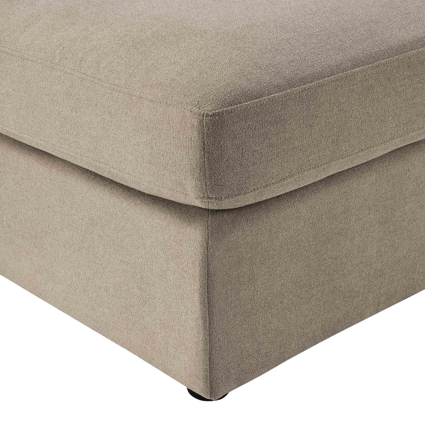 DUS-CC2-03921 Grade-B Dusk Miami Pouffe - Chenille Oatmeal RRP £199.00