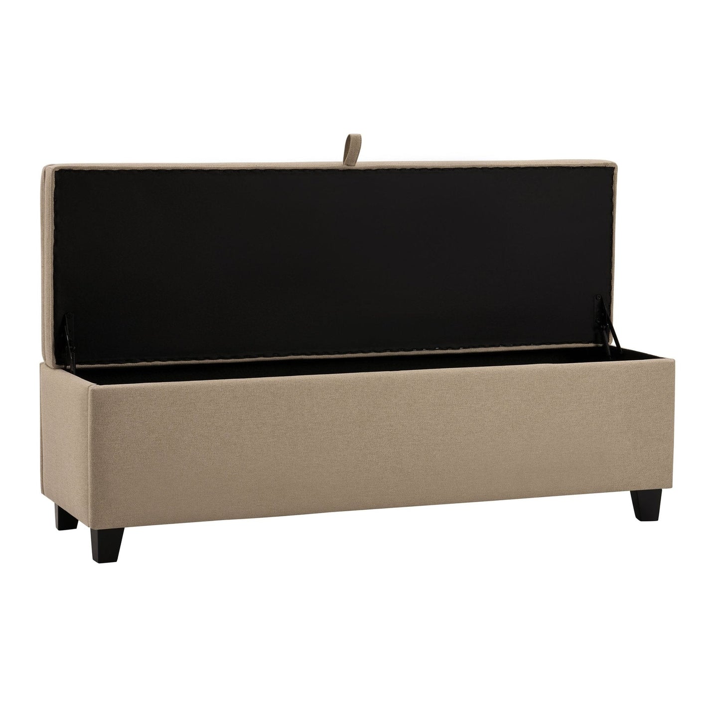 DUS-CC2-04086 Grade-B Dusk Middleton Button Back Storage Ottoman - Oatmeal RRP £179.00