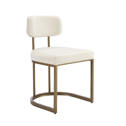 DUS-GOL-03211 Grade-B Dusk Mollie Set of 2 Dining Chairs - Ecru RRP £149