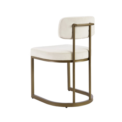 DUS-GOL-03211 Grade-B Dusk Mollie Set of 2 Dining Chairs - Ecru RRP £149