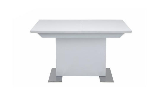 DFS-HO2-02992 Grade-B DFS Monochrome Extending Dining Table White High Gloss RRP £799