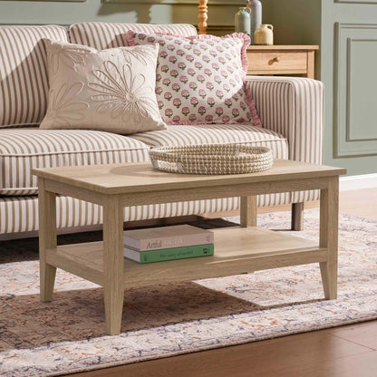 DUS-AUC-03695 Grade-C0 Dusk Nell Coffee Table - Light Wood RRP £99.00