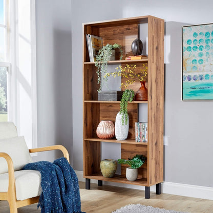 Lot of 29 x Big Furniture Warehouse Newton Bookcase in Oak NEW Condition (ref BFW-NEW-W01BC-OAK-C0) Total RRP £5799.71