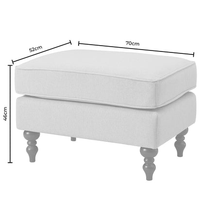 DUS-CC2-04092 Grade-B Dusk Nora Pouffe - Floral RRP £149.00