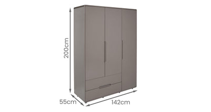 Lot of 3 x Notch II Wardrobes in Good with Faults Condition (ref CCY-STO-A-DFS-1) Total RRP £2197