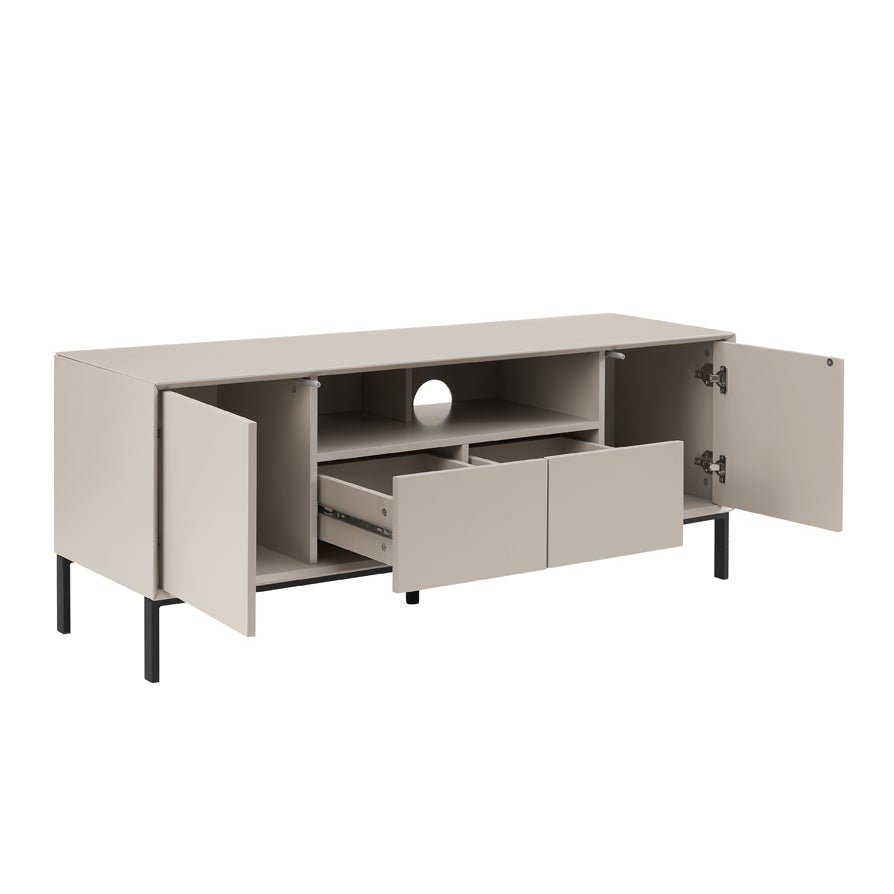 DUS-GOL-03441 Grade-B Dusk Nova 140cm TV Unit - Taupe RRP £169