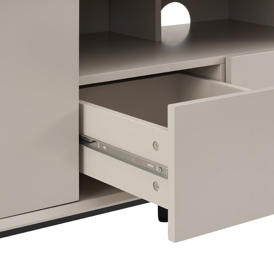 DUS-GOL-03441 Grade-B Dusk Nova 140cm TV Unit - Taupe RRP £169