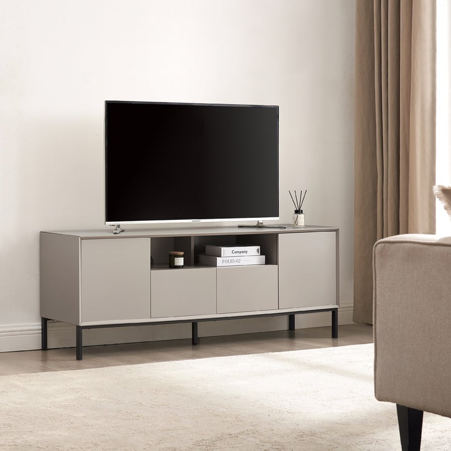 DUS-GOL-03441 Grade-B Dusk Nova 140cm TV Unit - Taupe RRP £169
