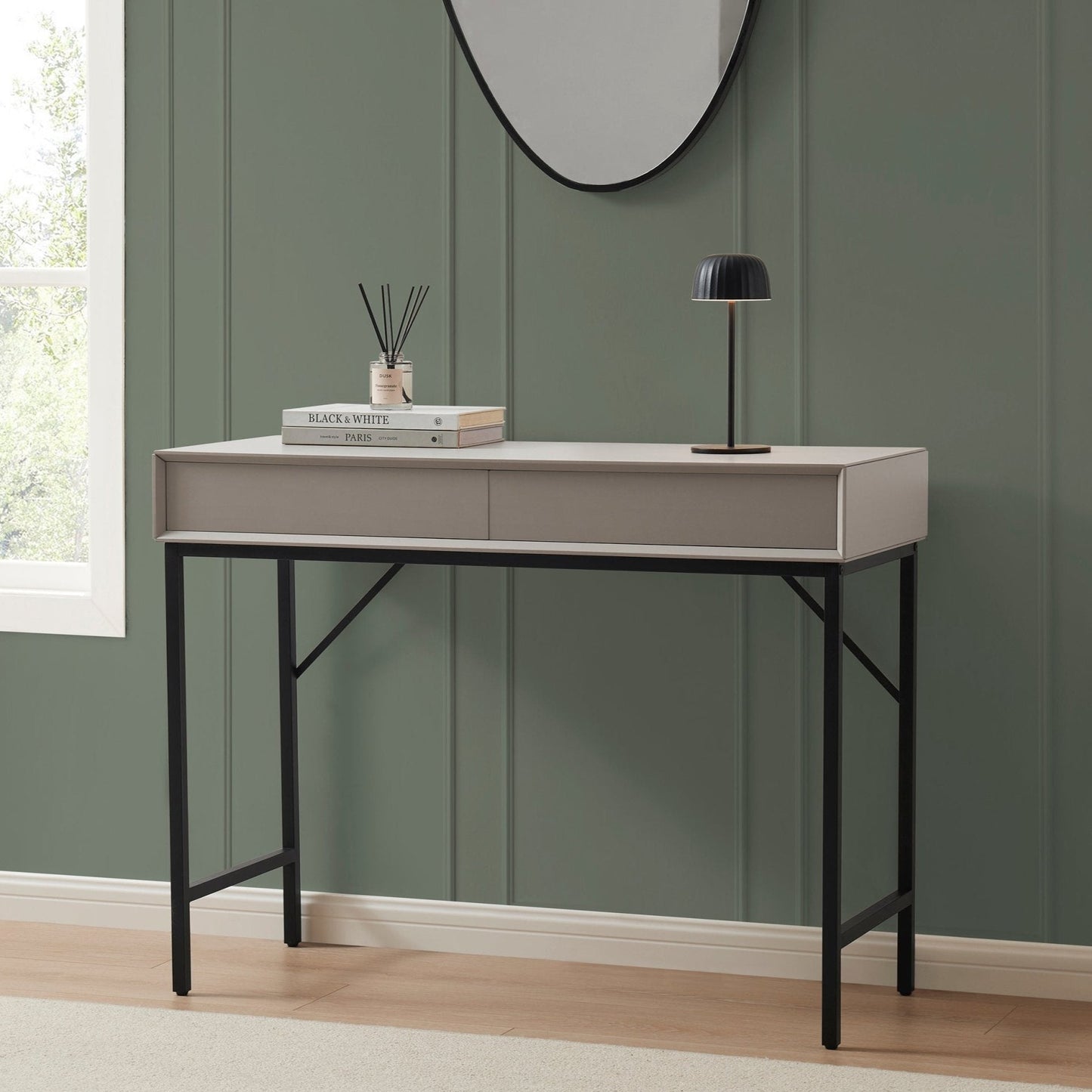 DUS-CC2-04916 Grade-C3 Dusk Nova Dressing Table Console - Taupe RRP £135.00