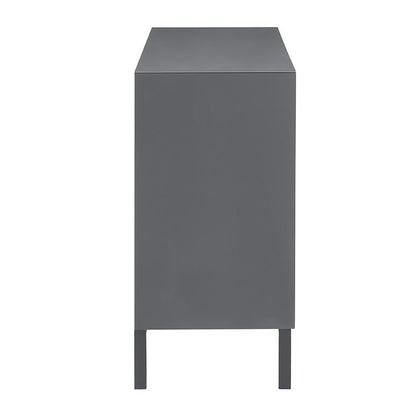 DUS-GOL-05865 Grade-B Dusk Nova Small Sideboard with Drawers - Charcoal RRP £189