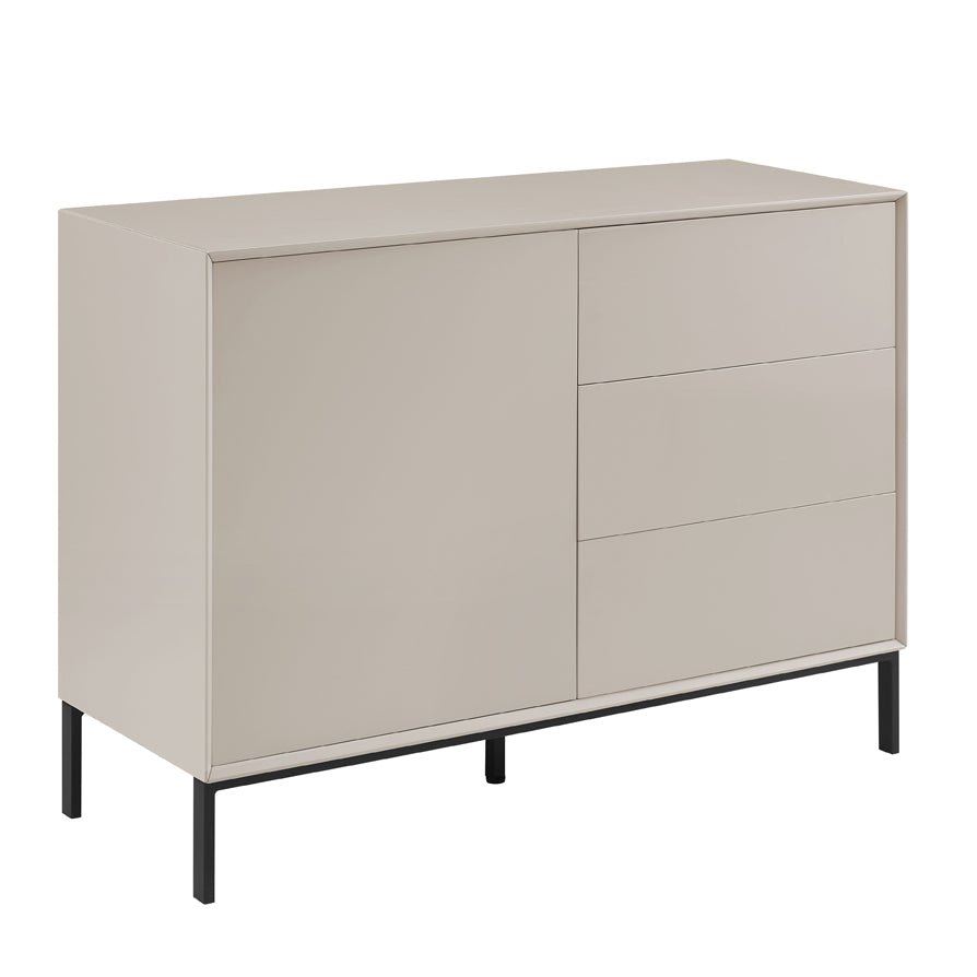 DUS-CC2-04089 Grade-B Dusk Nova Small Sideboard with Drawers - Taupe RRP £142.00