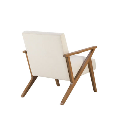 DUS-CC2-03386 Grade-B Dusk Nyla Accent Chair - Cream Linen RRP £170.00