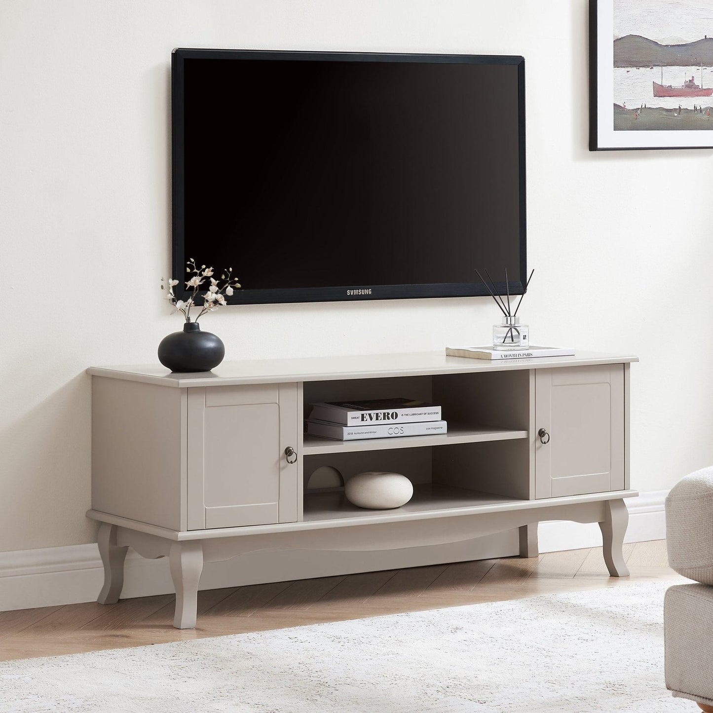 DUS-GOL-00768 Grade-B Dusk Amelie TV Unit - Taupe RRP £229