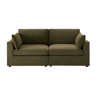 DUS-CC2-03223 Grade-B Dusk Miami RHA Unit in Chenille Olive RRP £150.00