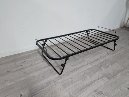 DRE-BED-00118 Grade-B Dreams Oliver Guest Bed Matt Black RRP £225.00
