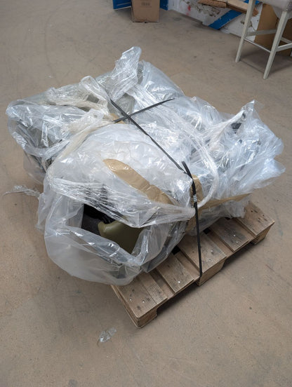 STR-NOR-00224 Grade-BER-DOA Stressless Mary Wood 2 Seater Sofa With 2 Power In Paloma Dark Olive RRP £5869