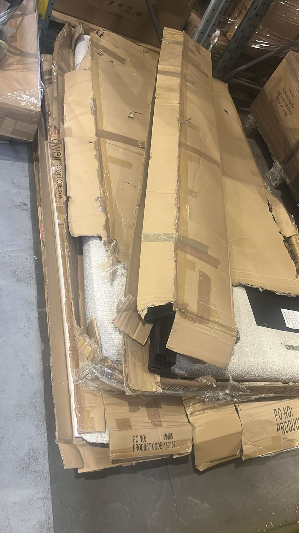 DFS-HO2-05947 Grade-DOA DFS Ottoman Super King Size Bed Dormire Cream RRP £799