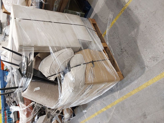 DUS-GOL-09422 Grade-DOA Dusk Modular Sofa Left Hand Piece - Ivory RRP £150