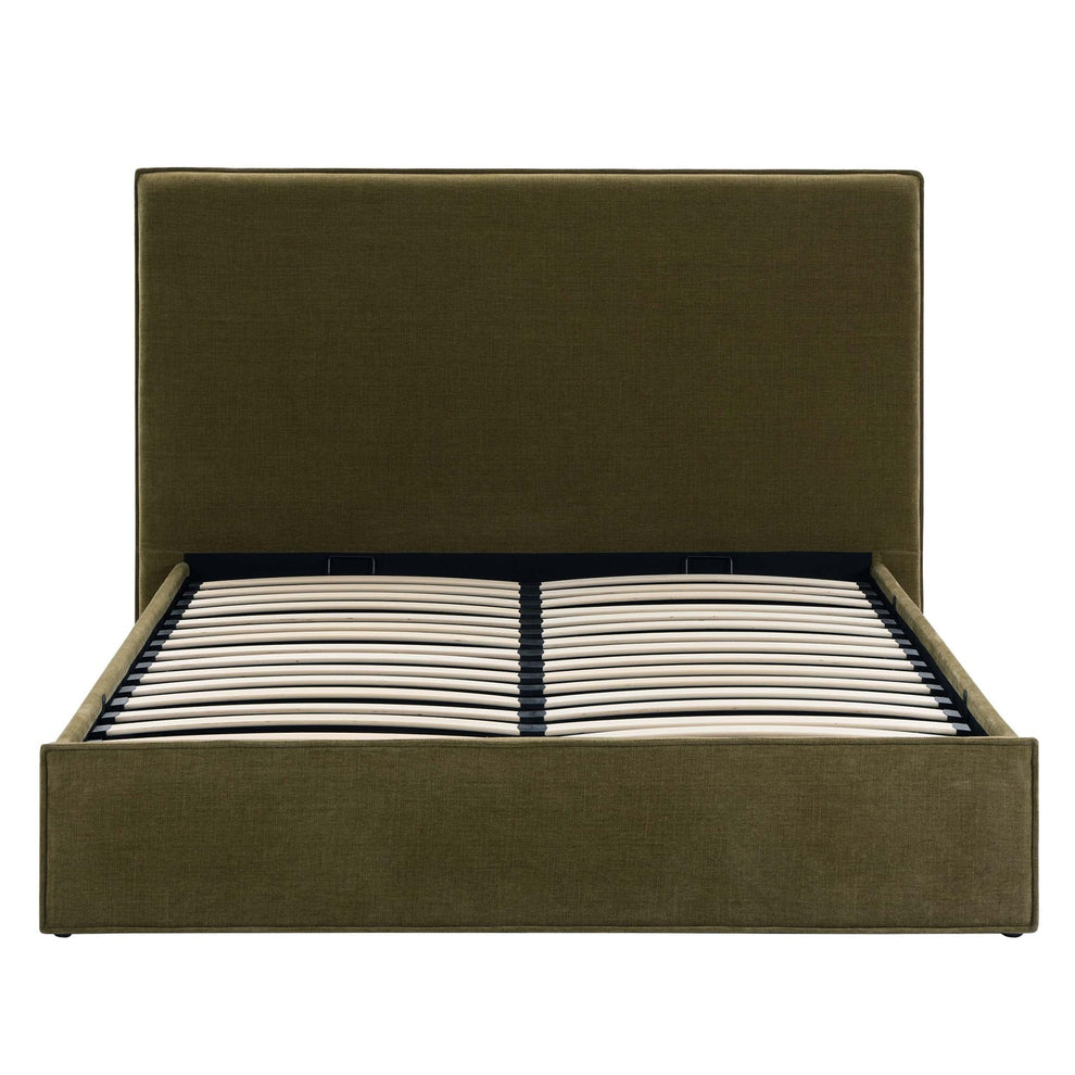 DUS-CC2-05466 Grade-B Dusk Oslo Ottoman Storage Bed - Chenille Olive RRP £319.00