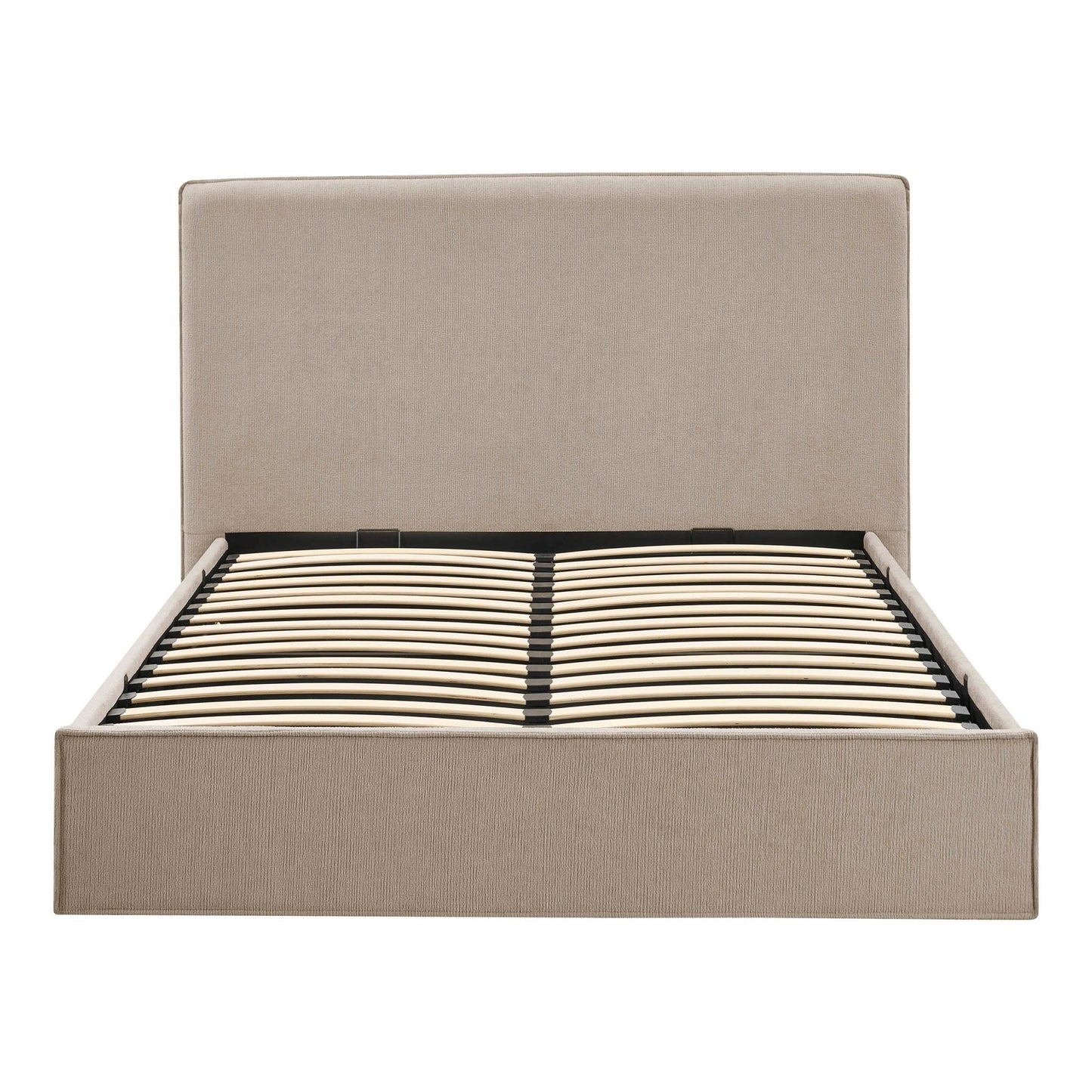 DUS-CC2-03996 Grade-B Dusk Oslo Double Ottoman Storage Bed - Textured Oatmeal RRP £319.00