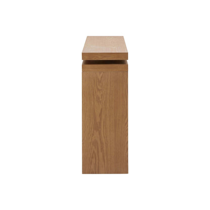 DUS-CC2-03993 Grade-B Dusk Penny Ash Console Table - Medium Wood RRP £199.00