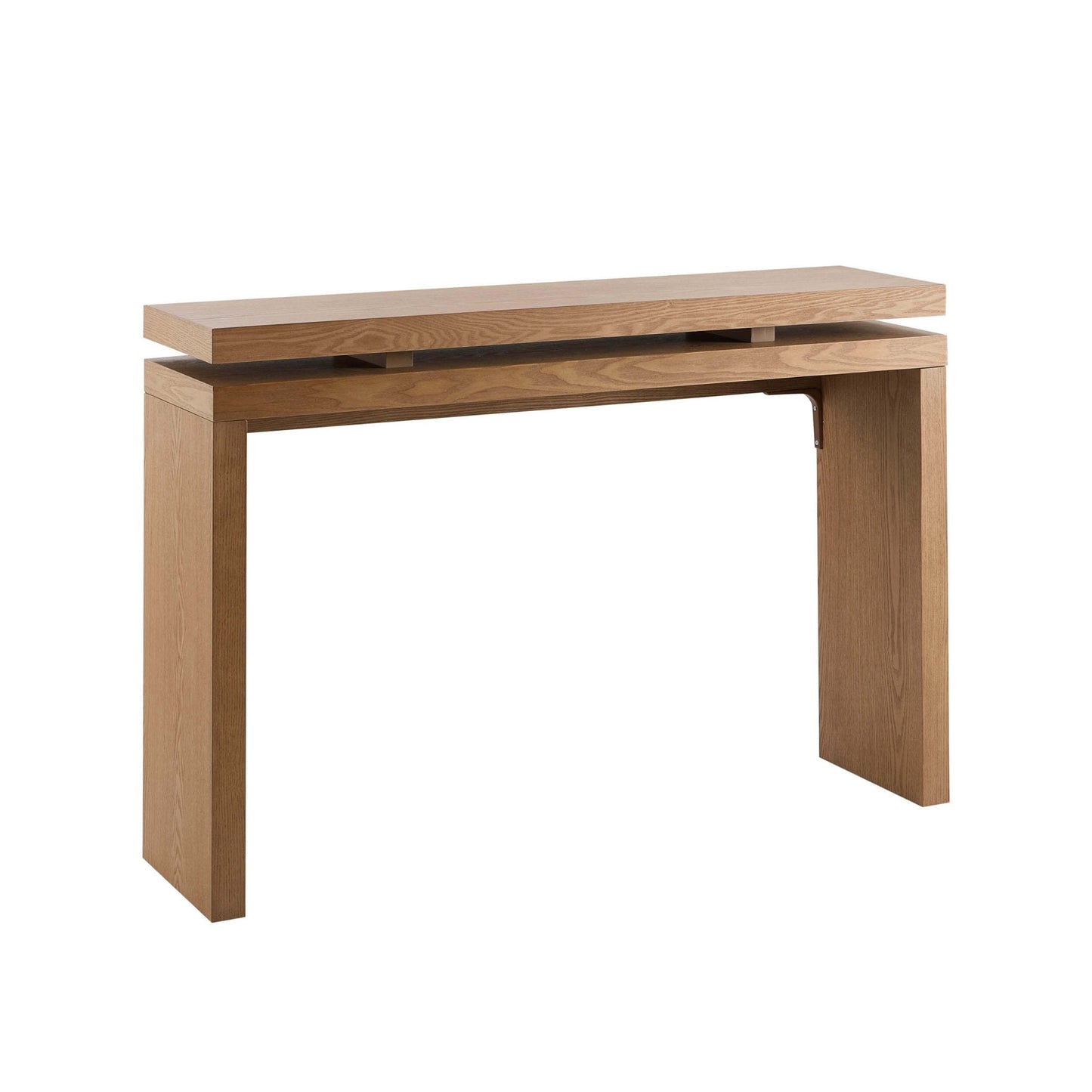DUS-CC2-03993 Grade-B Dusk Penny Ash Console Table - Medium Wood RRP £199.00