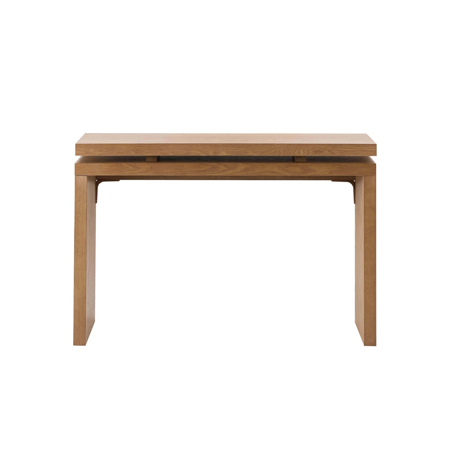 DUS-CC2-03993 Grade-B Dusk Penny Ash Console Table - Medium Wood RRP £199.00