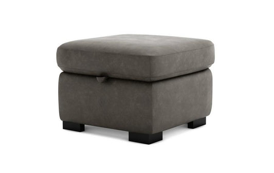 DFS-UPH-05614 Grade-C0 DFS Pierson Storage Footstool Upton Charcoal RRP £399