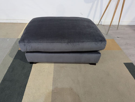 DFS-UPH-04690 Grade-C1 DFS Lavisa Footstool - Steel Combination RRP £369