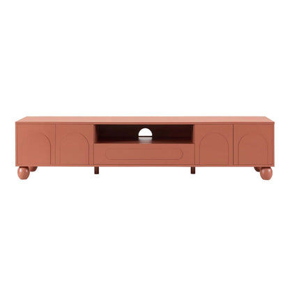 DUS-CC2-04809 Grade-B Dusk Rachel Arch Front Tv Unit for TVs up to 75" - Terracotta RRP £189.00