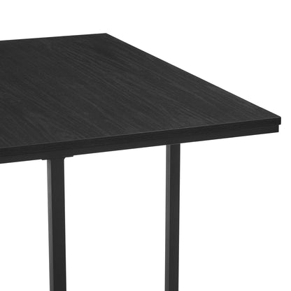 DUS-GOL-07459 Grade-B Dusk Polly Space Saving Dining Table and Chairs - Black RRP £126