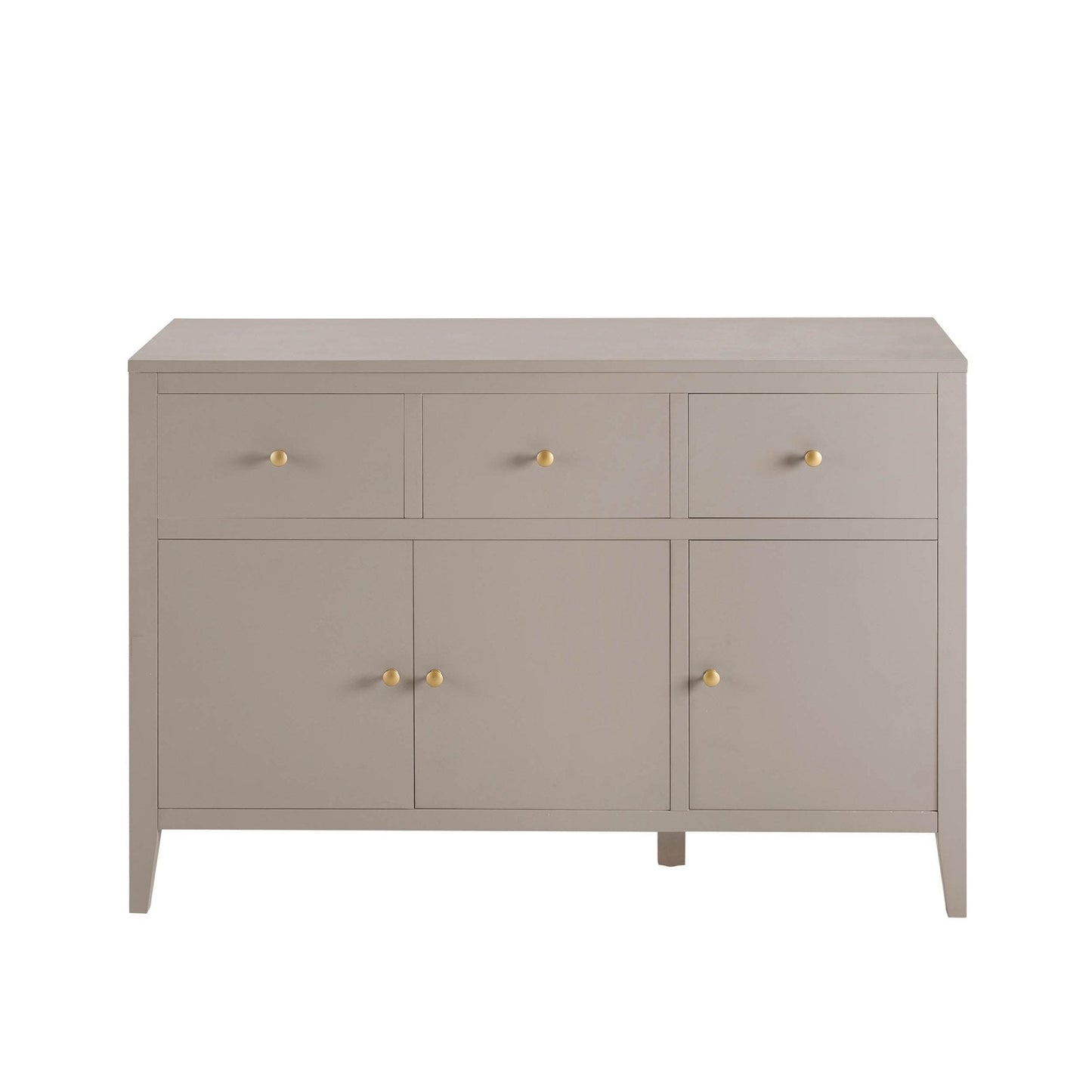 DUS-CC2-04855 Grade-C1 Dusk Poppy 3 Door Sideboard with Drawers - Taupe RRP £209.00