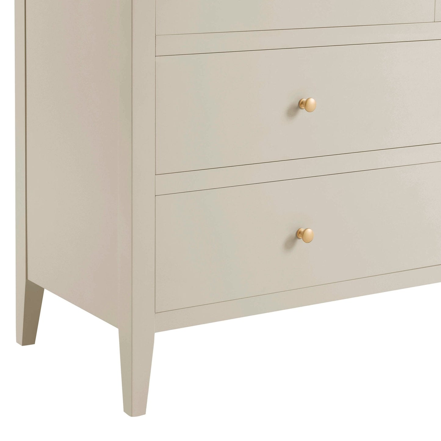 DUS-GOL-04842 Grade-B Dusk Poppy 4 Drawer Chest - Cream RRP £209
