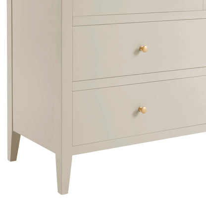 DUS-GOL-04842 Grade-B Dusk Poppy 4 Drawer Chest - Cream RRP £209