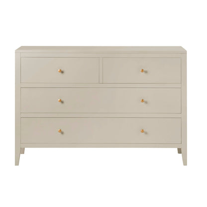 DUS-GOL-04842 Grade-B Dusk Poppy 4 Drawer Chest - Cream RRP £209