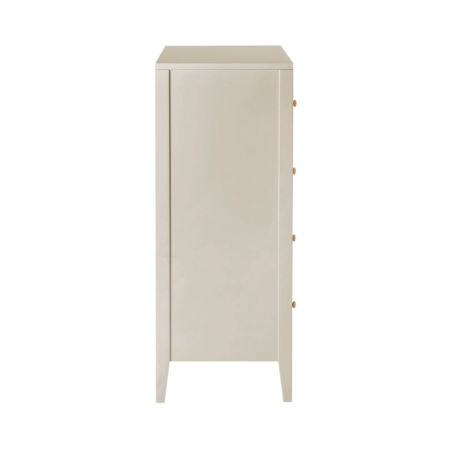 DUS-APM-62802 Grade-B Dusk Poppy 5 Drawer Chest - Cream RRP £199