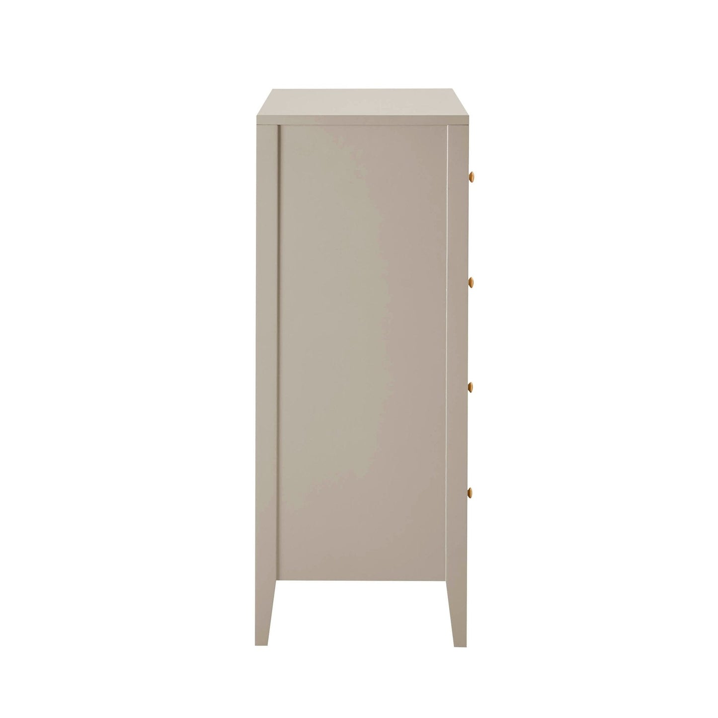 DUS-CC2-04103 Grade-B Dusk Poppy 5 Drawer Chest - Taupe RRP £199.00