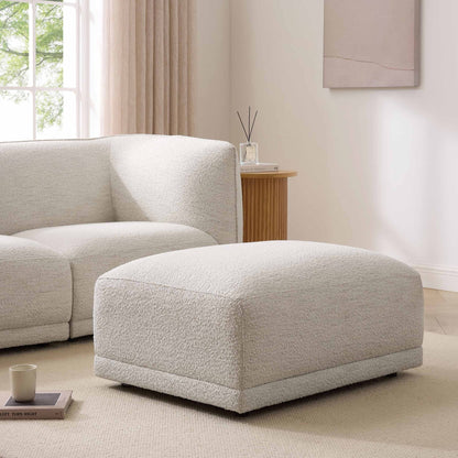 DUS-CC2-02280 Grade-B Dusk Porto Pouffe - Boucle Ivory RRP £199.00