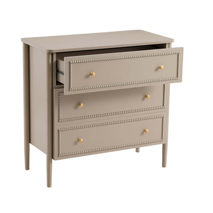 DUS-CC2-04718 Grade-B Dusk Posy 3 Drawer Chest - Taupe RRP £159.00