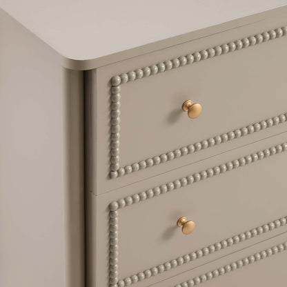 DUS-CC2-04299 Grade-B Dusk Posy 3 Drawer Chest - Taupe RRP £159.00