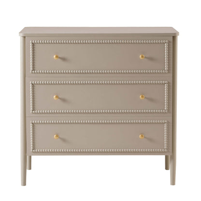 DUS-CC2-04718 Grade-B Dusk Posy 3 Drawer Chest - Taupe RRP £159.00