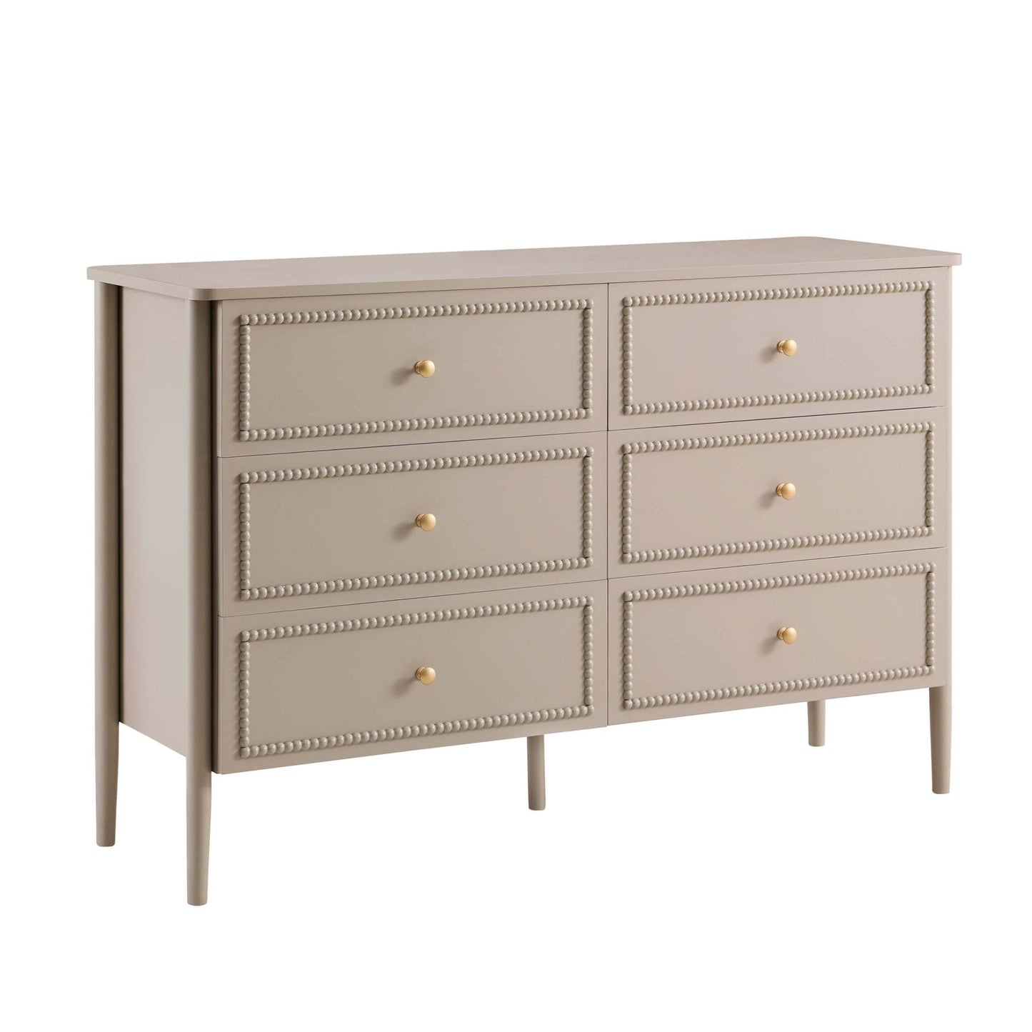 DUS-CC2-05031 Grade-C3 Dusk Posy 6 Drawer Chest - Taupe RRP £229.00