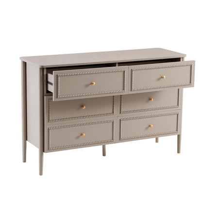 DUS-CC2-05031 Grade-C3 Dusk Posy 6 Drawer Chest - Taupe RRP £229.00
