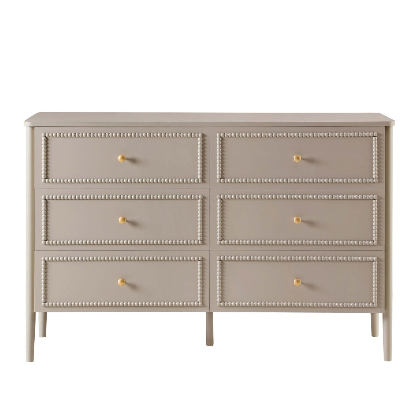 DUS-CC2-05031 Grade-C3 Dusk Posy 6 Drawer Chest - Taupe RRP £229.00