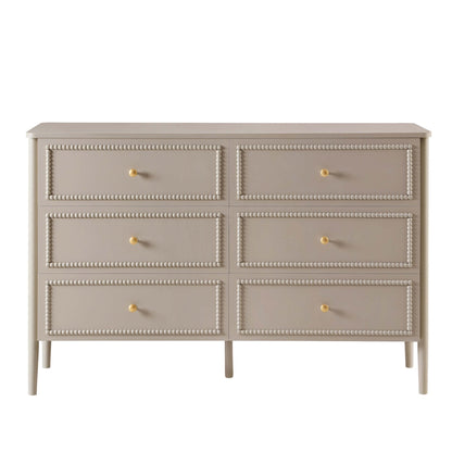 DUS-CC2-05031 Grade-C3 Dusk Posy 6 Drawer Chest - Taupe RRP £229.00