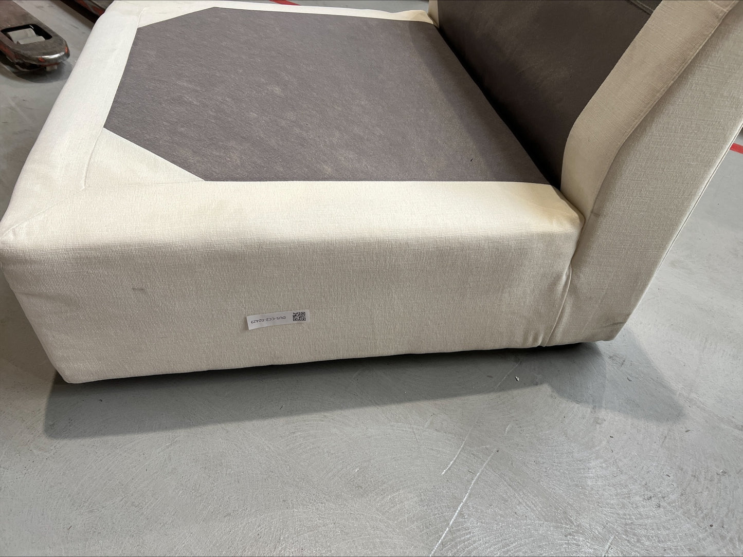 DUS-CC2-02429 Grade-C2 Dusk Cairo Feather 3 Seater Sofa - Vanilla RRP £989.00