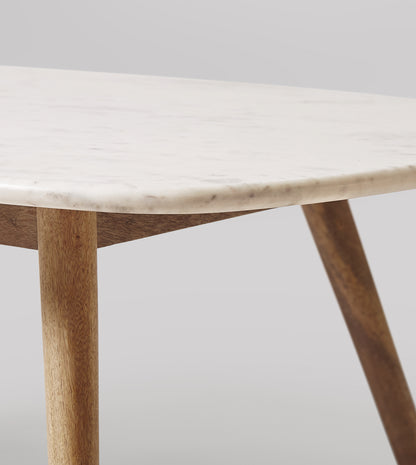 CCG-STO-00560 Grade-DOA Swoon Kasper Coffee Table in Marble & Mango RRP £379.00